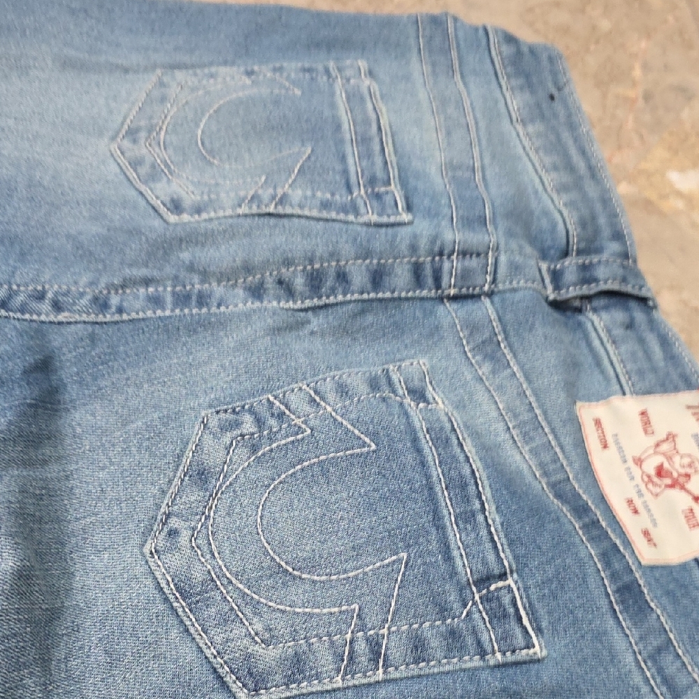 True Religion Light Blue Denim Pants